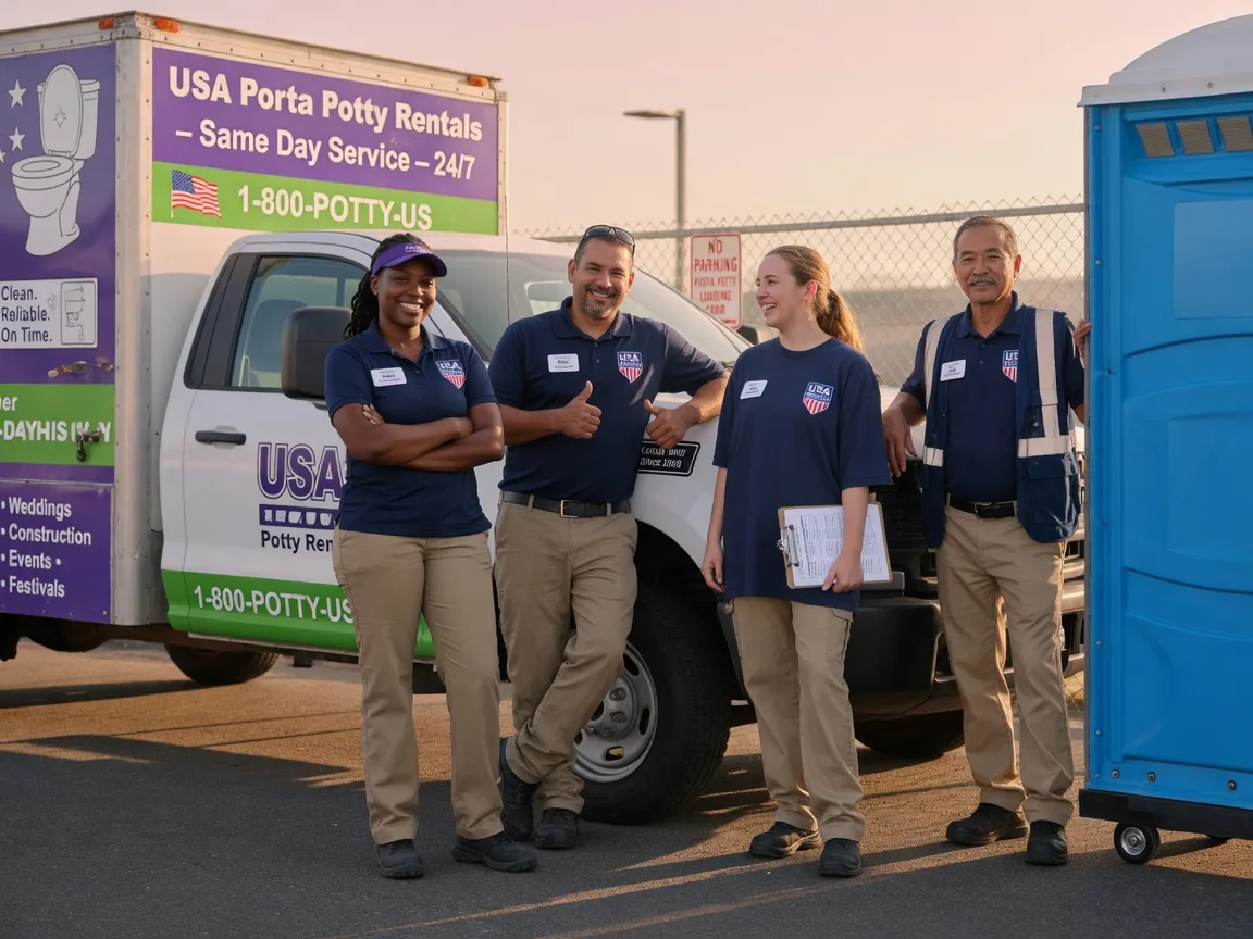 Porta Potty Rental company in Roseville, OH